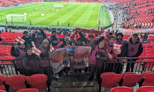 Lionesses at Wembley view on our news page